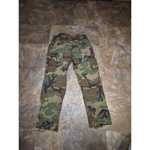 US Military Woodland Camo BDU Fatigues Military Uniform Pants Trousers size M
